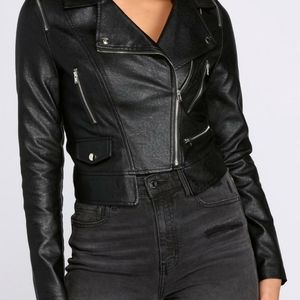 Faux Leather Jacket